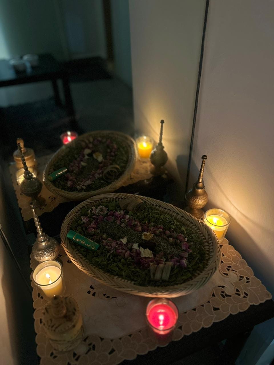 Rituel hammam aux fleurs